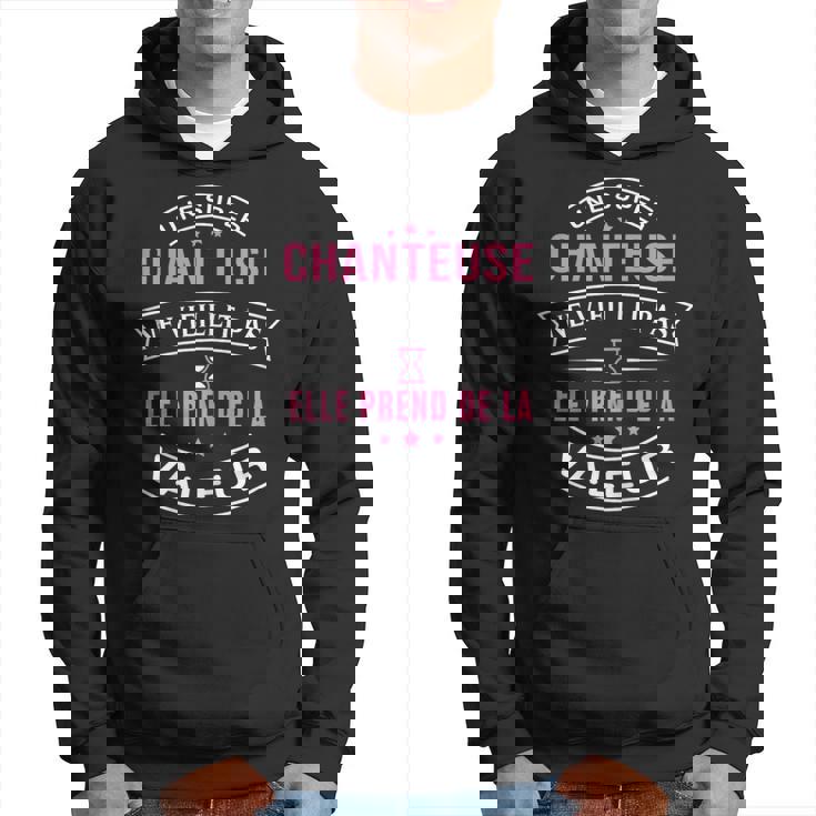 Une Super Chanteuse Neieillit Pas Cadeau Chanteuse Sweat à capuche