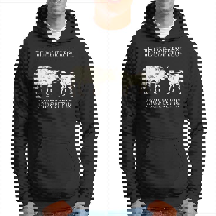 Végétalien Seule Différence Estotre Perception Sweat à capuche