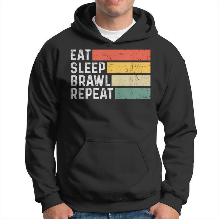 Video Gaming Game Retro Game Eat Sleep Brawl Repeat Kapuzenpullover