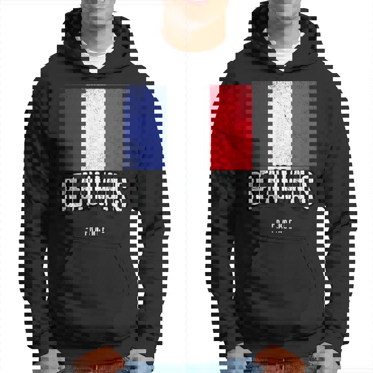 Ville De Beauvais France Fr Drapeau Français Sweat à capuche
