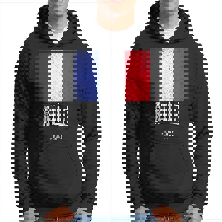 Ville De Maule France Fr Drapeau Français Sweat à capuche