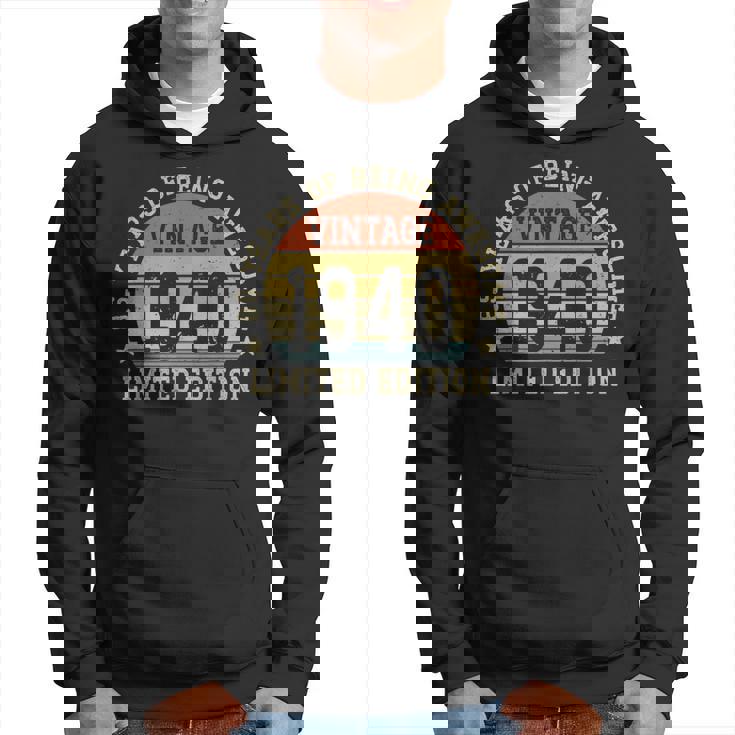 Vintage 1940 Edición Limitada 85-Year-Old 85Th Birthday Sudadera