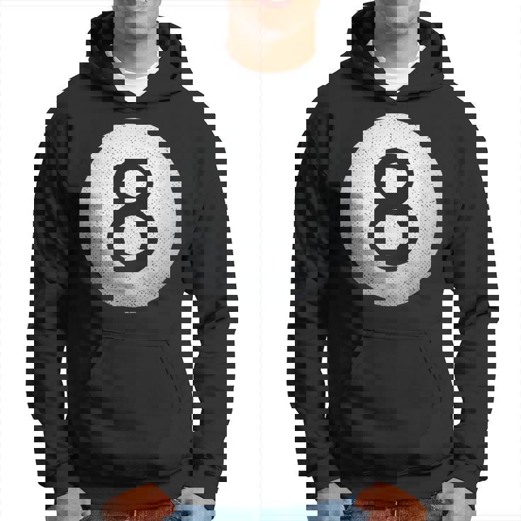 Vintage 8-Ball Gráfico De Billar Sudadera