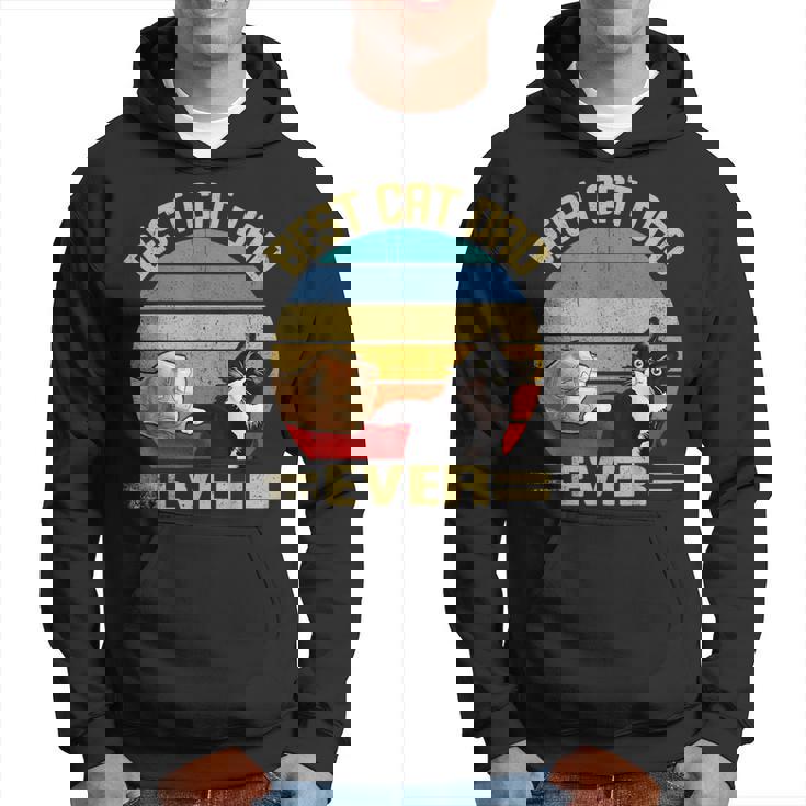 Vintage Best Cat Dad Ever Cat Owner Cats Dad Sudadera