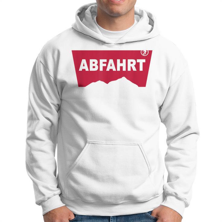 Abfahrt Lustiges Party Und Après-Ski Kapuzenpullover