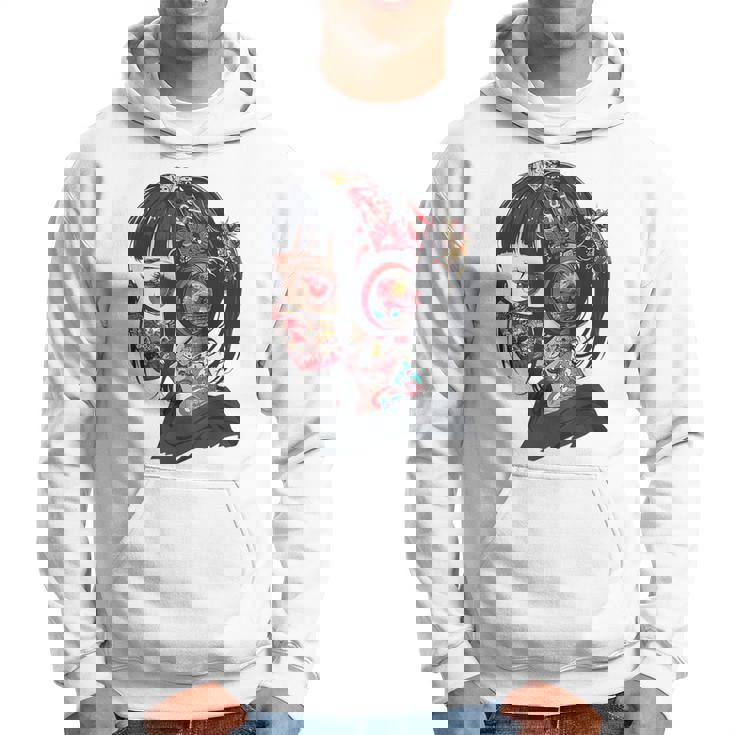 Anime Manga Gráfico Ojos Rojos Arte Anime Sudadera