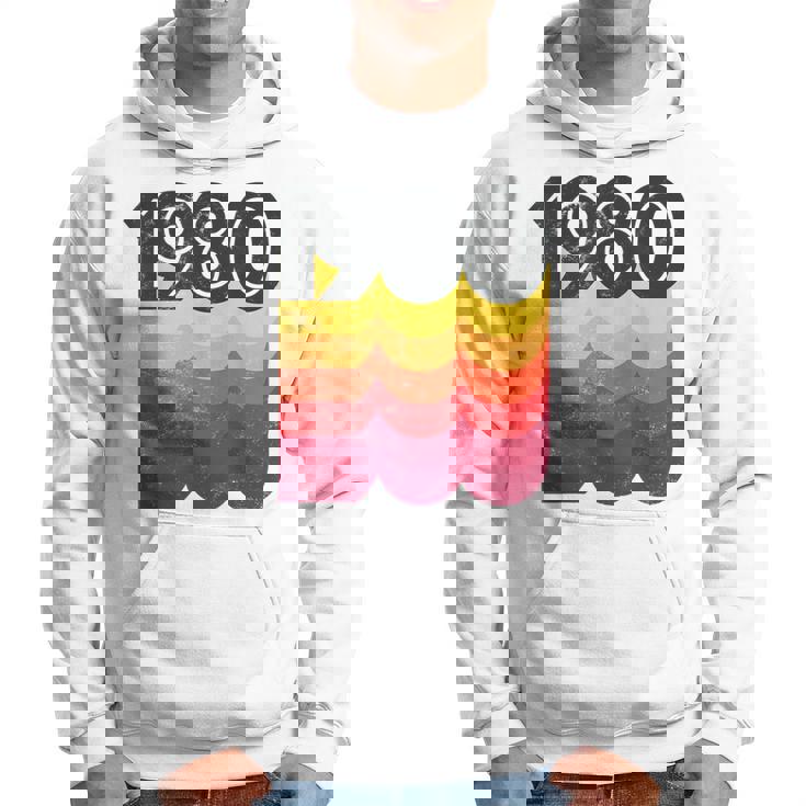 Años 80 Estilo Retro Cumpleañosintage 1980 Sudadera