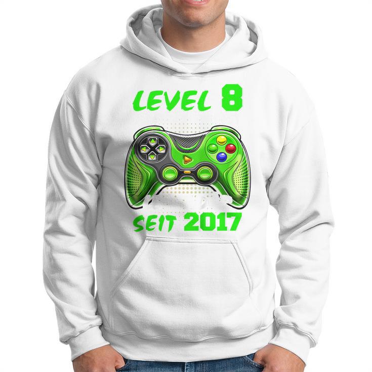 Children's Level 8 Birthday Boy Gamer 2017 8Th Birthday Kapuzenpullover