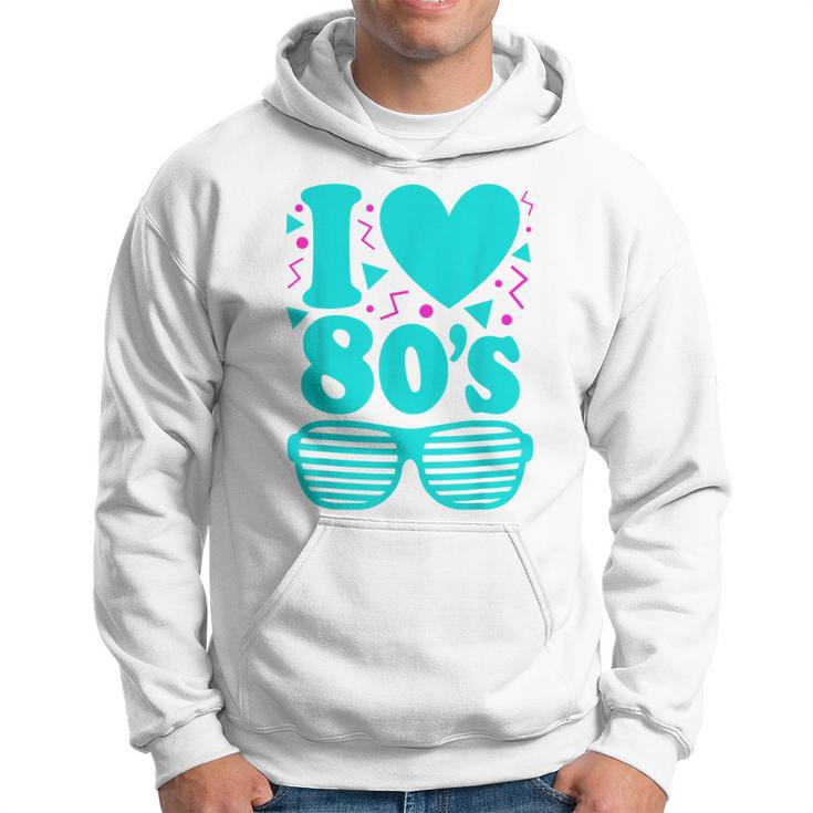 Disfraz De Fiesta Retro De Los Años 80 I Love The 80 Sudadera