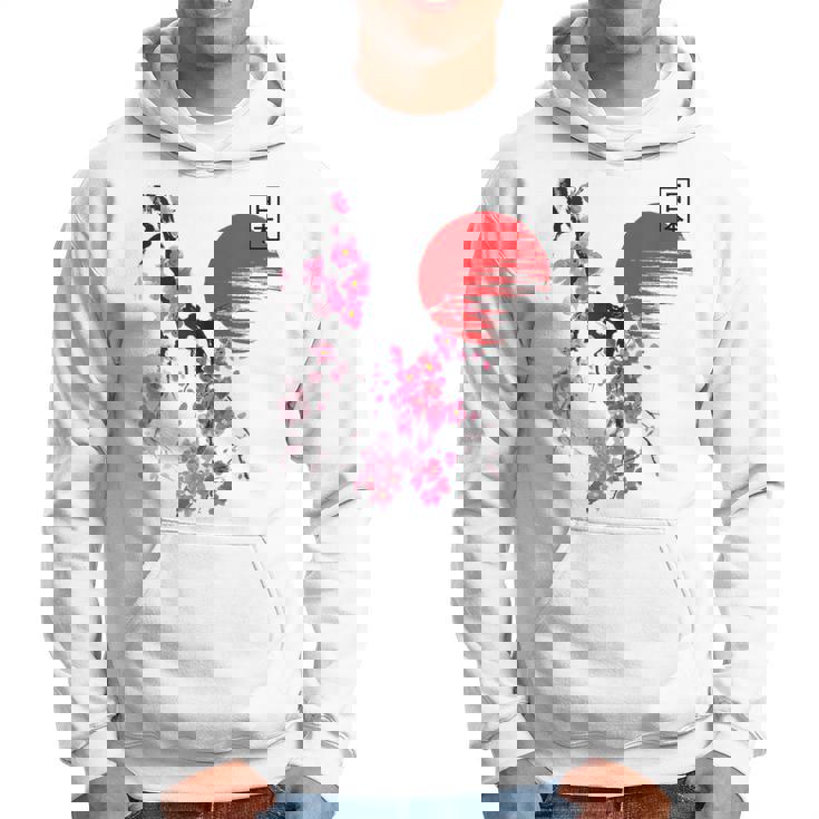 Fleurs De Cerisierintage Sakura Japonais Sweat à capuche