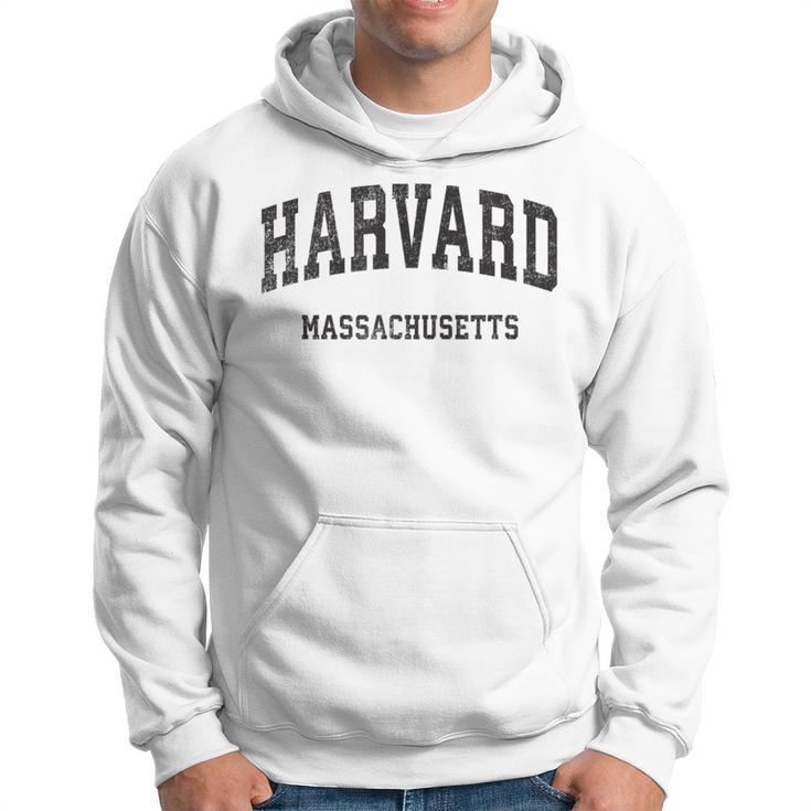 Harvard Massachusetts Maintage Athletic Sports Gray Kapuzenpullover