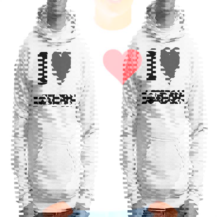 I Heart London Nombre I Love Cosas Personalizadas Sudadera