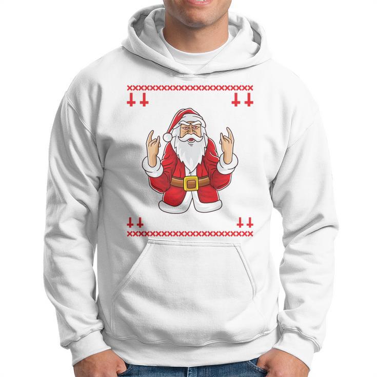 Heavy Metal Christmas Sleigher Hail Santa Claus Rock Music Kapuzenpullover