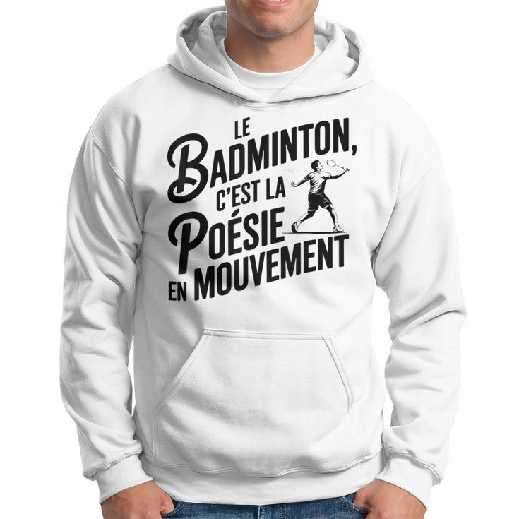 Veste à Capuche Enfant Badminton Spreadshirt - Premium, Coton Bio, Poche Kangourou, Passage écouteurs