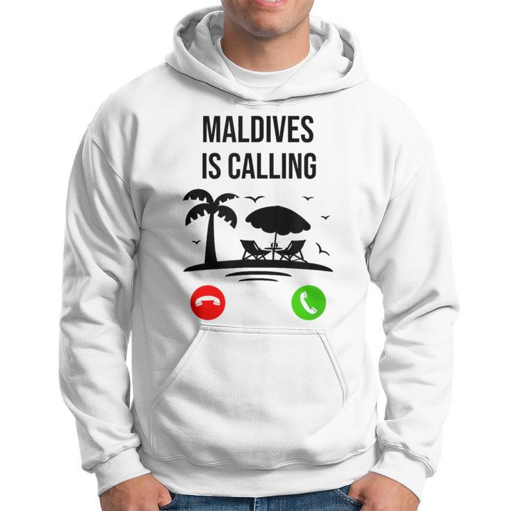 Maldives Calls Souvenir Holiday Travel Summer Kapuzenpullover