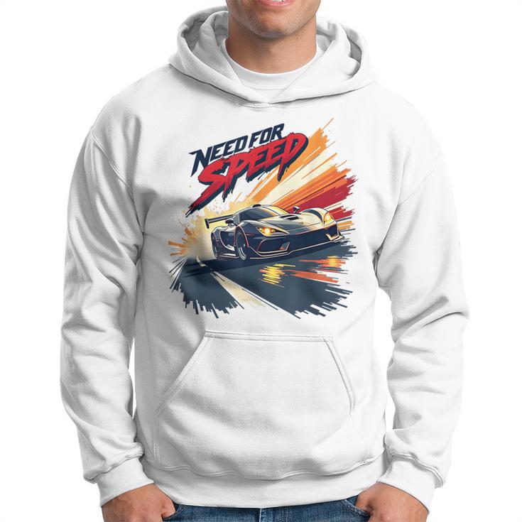 Need For Speed High-Octane Racing Graphic Gray Kapuzenpullover