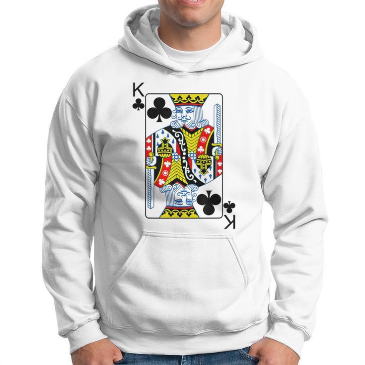 Playing Card King Of Clubs I Cross King S Kapuzenpullover