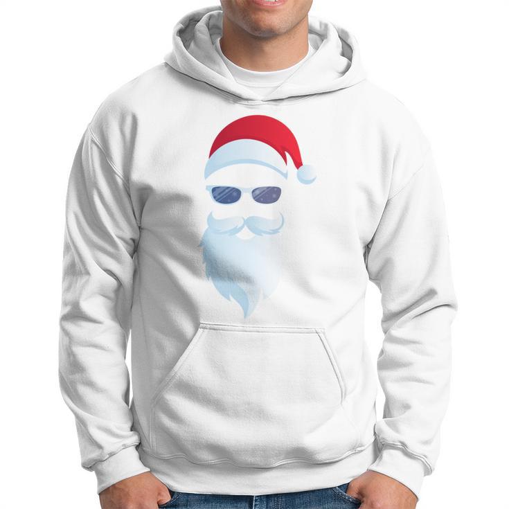 Santa Claus Sunglasses Christmas Santa Claus Long-Sleeved Kapuzenpullover