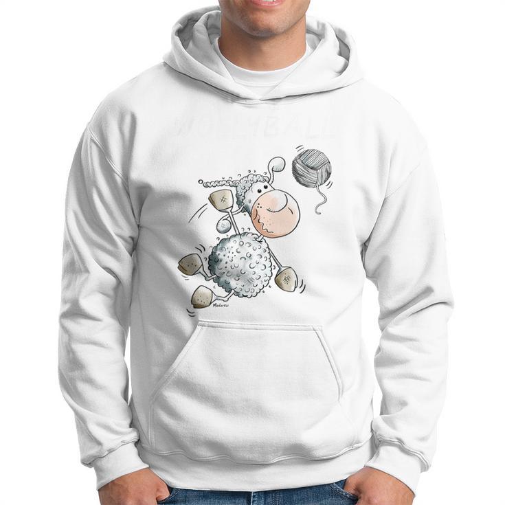 Wollyball Iolleyball Sheep Word Game Funolleyball Player Kapuzenpullover