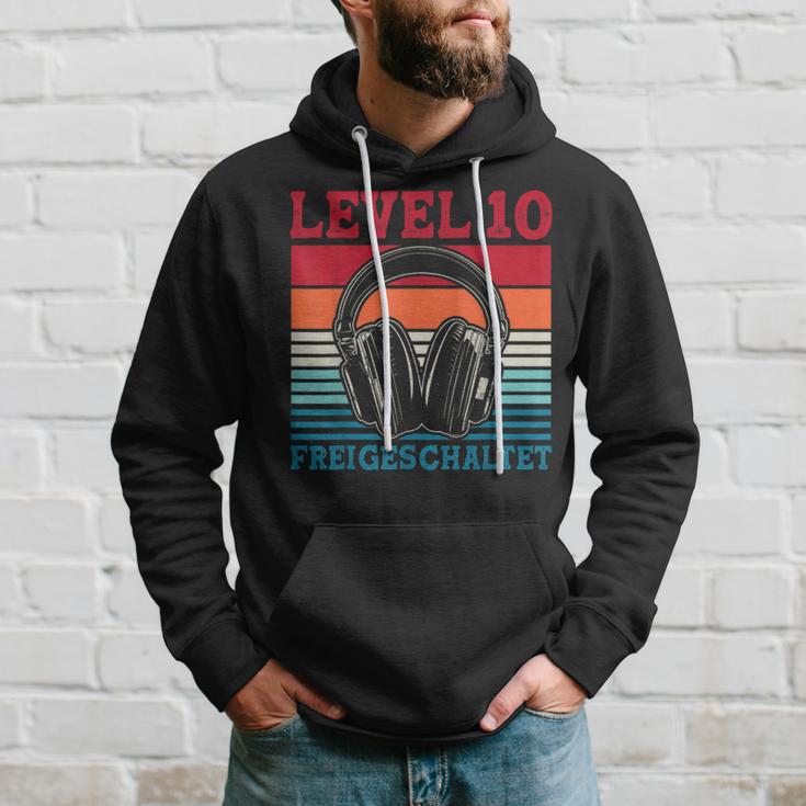 10Th Birthday Boysideo Gamer Level 10 Unlocked Boys Kapuzenpullover Geschenke für Ihn