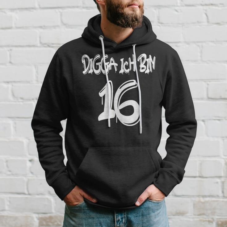 16Th Birthday Idea Digga I'm 16 Kapuzenpullover Geschenke für Ihn