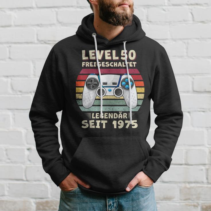 1975 Geburtstag Mann 50 Jahre Deko Lustig 50Er Geburtstag Kapuzenpullover Geschenke für Ihn