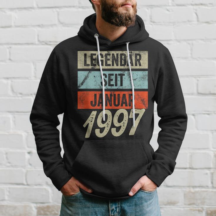 25Th Birthday Man 25 Years Legendary Since January 1997 Kapuzenpullover Geschenke für Ihn