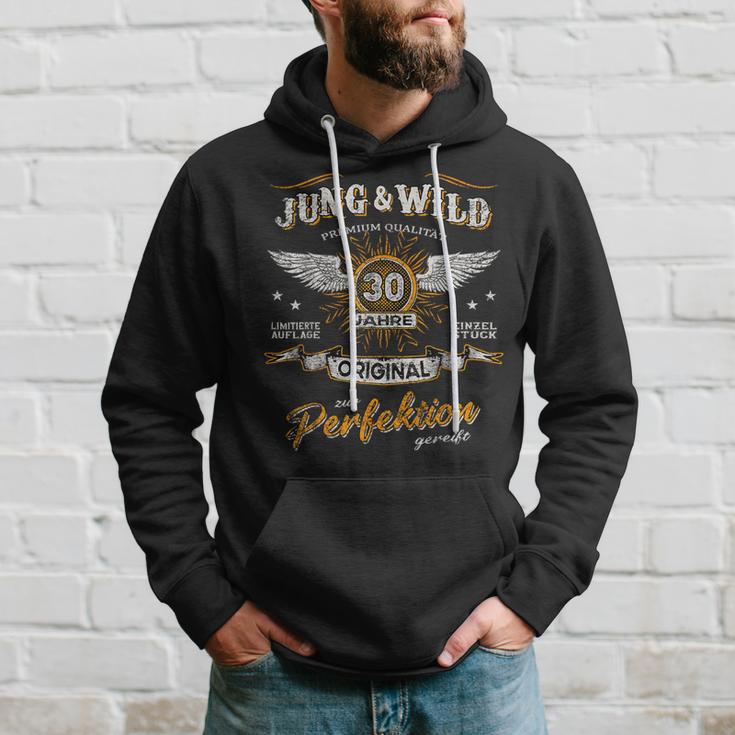 30 Years Jung & Wild To Perfection Matured 30Th Birthday Kapuzenpullover Geschenke für Ihn