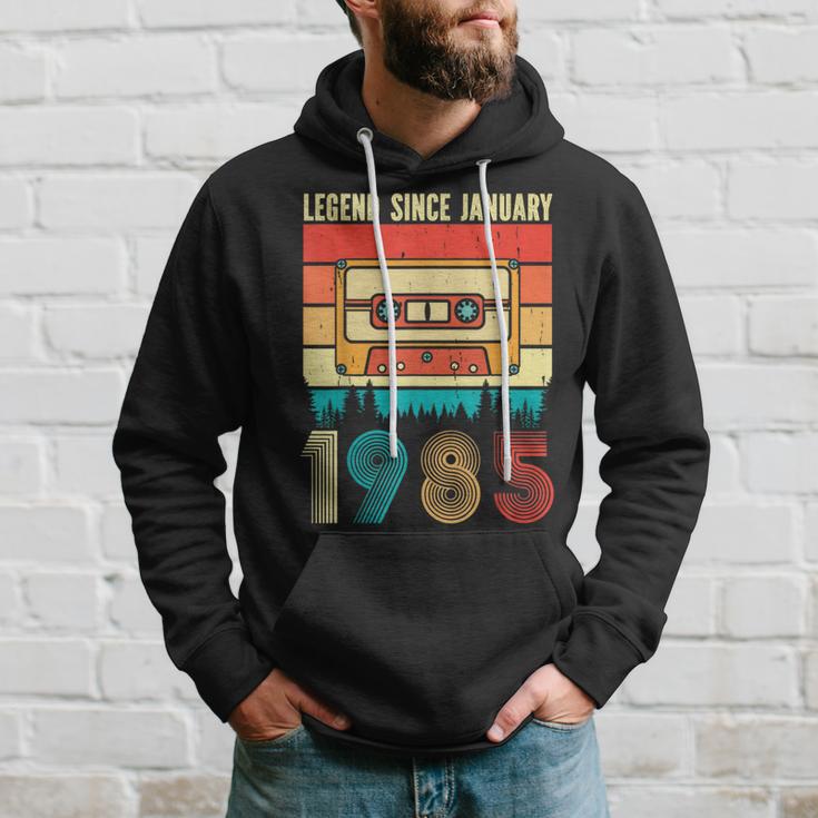 40 Years Old Legend Since January 1985 40Th Birthday Kapuzenpullover Geschenke für Ihn