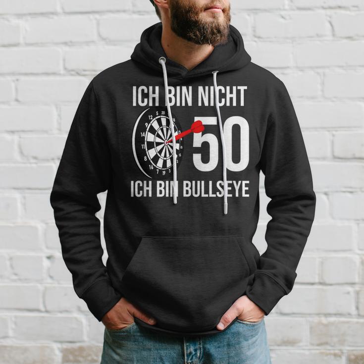 50 Geburtstag Dart Ich Bin Nicht 50 Ich Bin Bullseye Kapuzenpullover Geschenke für Ihn