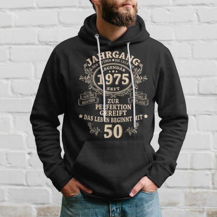 50Th Birthday Man Myth Legendintage 1975 Kapuzenpullover Geschenke für Ihn