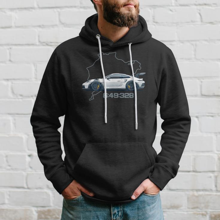 992 Gt3 Rs Silhouette Oldtimer 911 Gt3 Rs Retro Look Kapuzenpullover Geschenke für Ihn