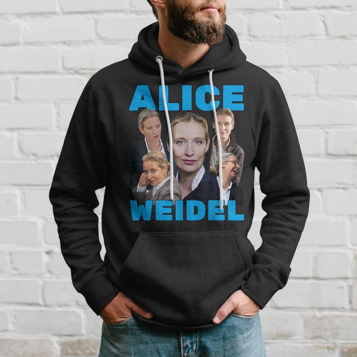 Alice Weidel Fan Merch Blue Kapuzenpullover Geschenke für Ihn