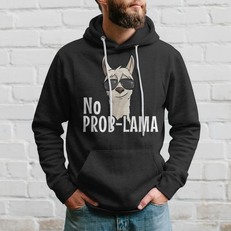 Alpaca With Sunglasses No Prob-Lama Hipster Lama Kapuzenpullover Geschenke für Ihn