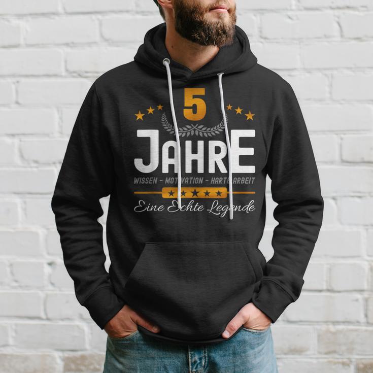 Anniversary 5 Years Company Service Anniversary Office Jokes Anniversary Kapuzenpullover Geschenke für Ihn