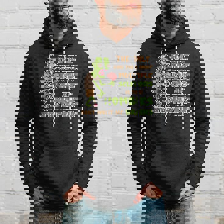 Apoya La Conciencia De La Esclerosis Múltiple Cerebros Divertidos Zombies Sudadera Regalos para él