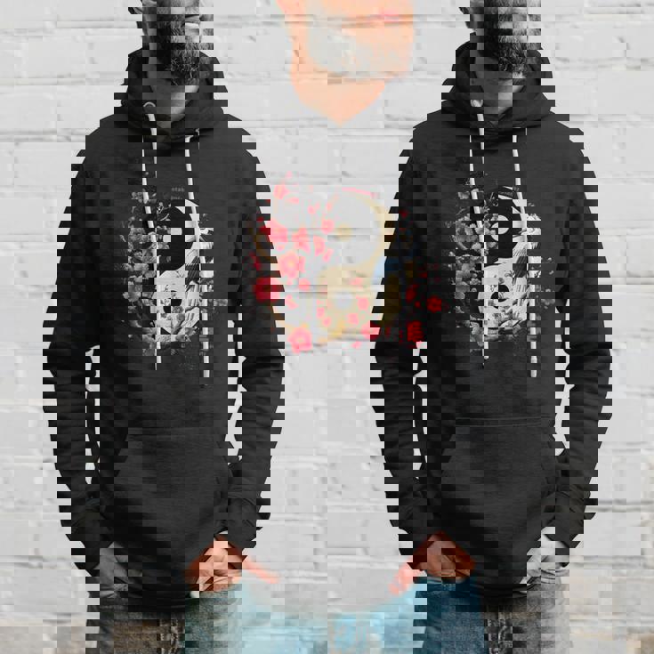 Arbre Sakura Style Yin Yang En Esthétique Sakura Ying Yang Sweat à capuche Cadeaux pour lui
