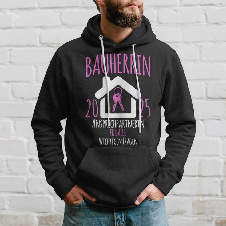 Bauherrin 2025 I Builder Construction Site Kapuzenpullover Geschenke für Ihn