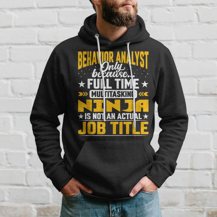 Behavior Analyst Job Title Behavioral Expert Sudadera Regalos para él