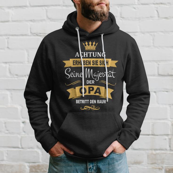 Best Grandpa Birthday King Majesty Crown Kapuzenpullover Geschenke für Ihn