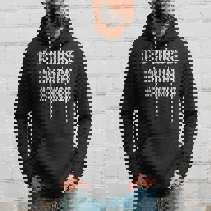 Bien Sûr Je Suis Droit Je Suis Nikolai Sweat à capuche Cadeaux pour lui