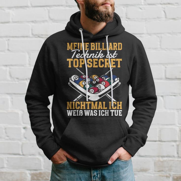 Billiard Technique Is Top Secret Kapuzenpullover Geschenke für Ihn