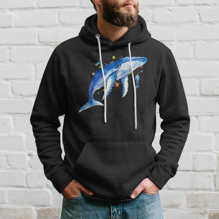 Blue Whale Diver Whale Kapuzenpullover Geschenke für Ihn