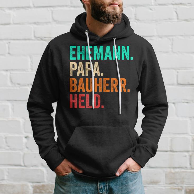 Builder Dad Husband Father's Day House Building Builder Kapuzenpullover Geschenke für Ihn