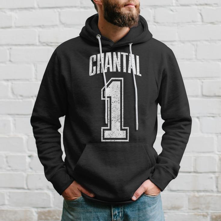 Chantal Supporter Number 1 Biggest Fan Kapuzenpullover Geschenke für Ihn