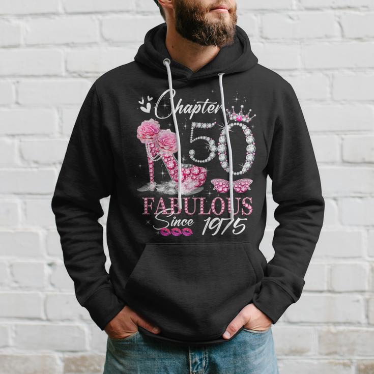 Chapter 50 Fabulous Since 1975 50Th High Heels Birthday Quee Kapuzenpullover Geschenke für Ihn