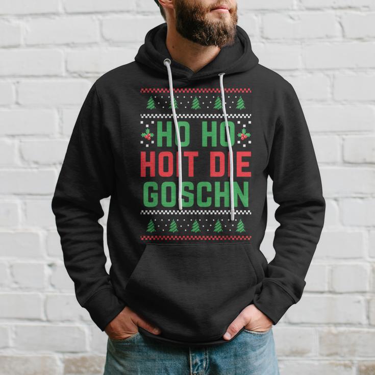 Christmas Party Santa Ho Ho Hoit Die Goschn Kapuzenpullover Geschenke für Ihn