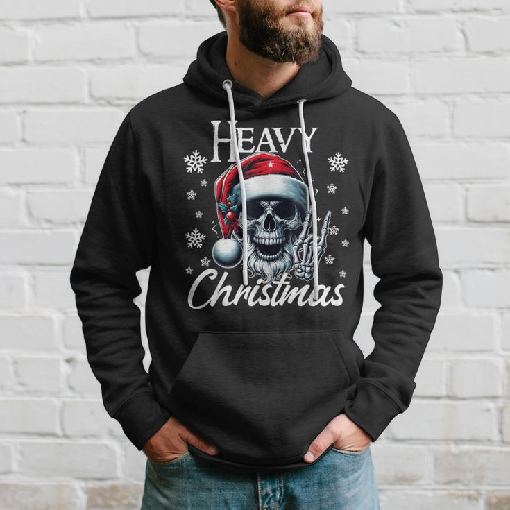 Christmas Skull Christmas Heavy Xmas Skeleton Kapuzenpullover Geschenke für Ihn