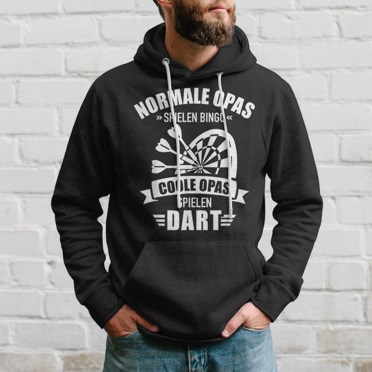 Cool Grandpa Play Dart Saying For Dart Player Kapuzenpullover Geschenke für Ihn