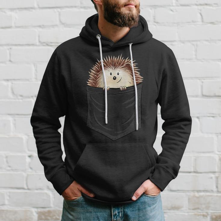 Casual Cute Spiky Hedgehog In Your Pocket Kapuzenpullover Geschenke für Ihn